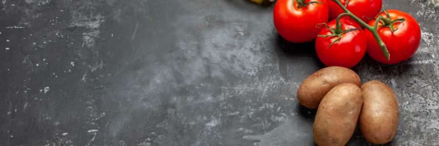 potato and tomato