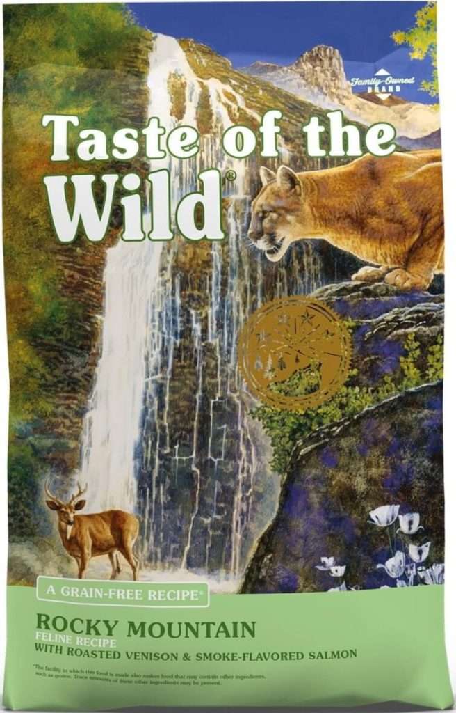 taste of wild venison and salmon cat food