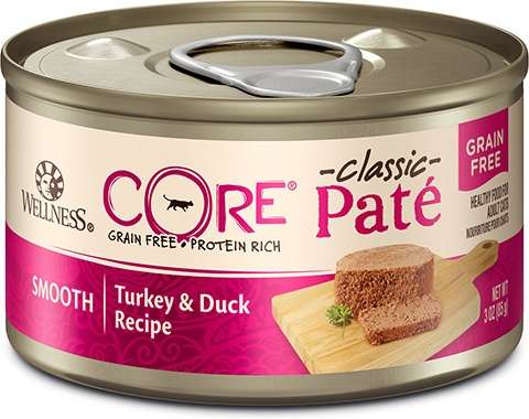 wellness core grain free pate canned cat food