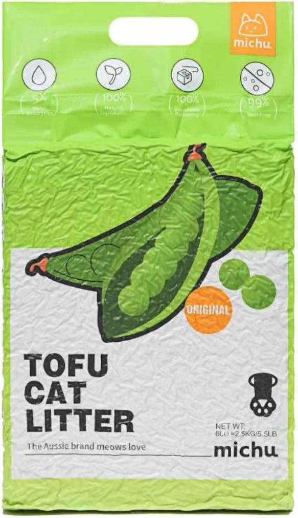 michu tofu cat litter