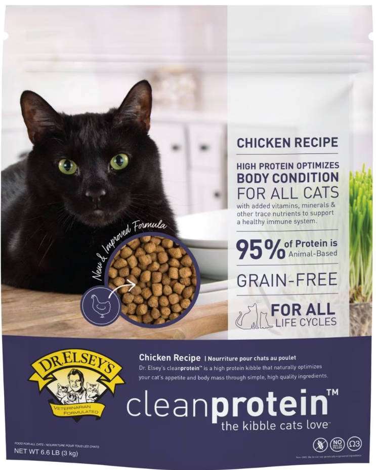 Dr. Elsey’s cleanprotein chicken recipe dry cat food