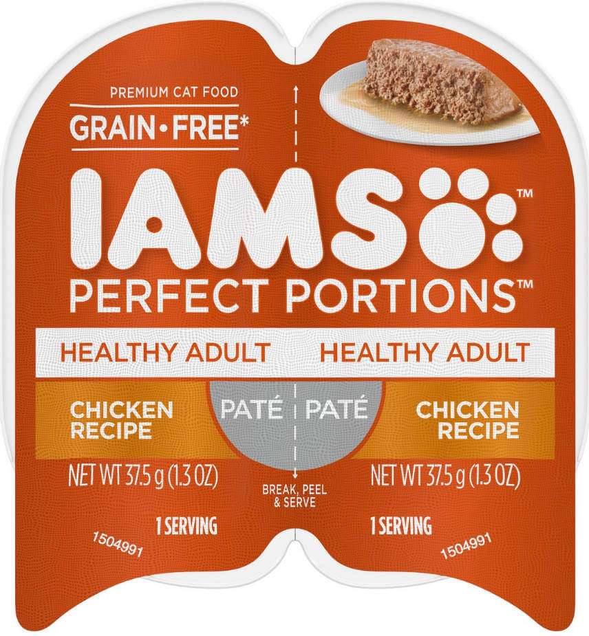 iams perfect portions healthy wet cat food
