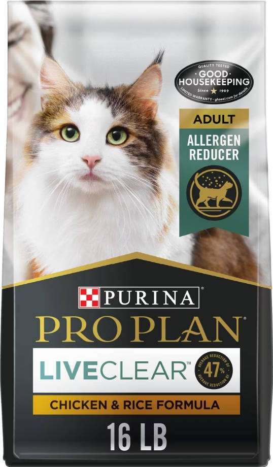 purina pro plan liveclear probiotic chicken & rice cat food