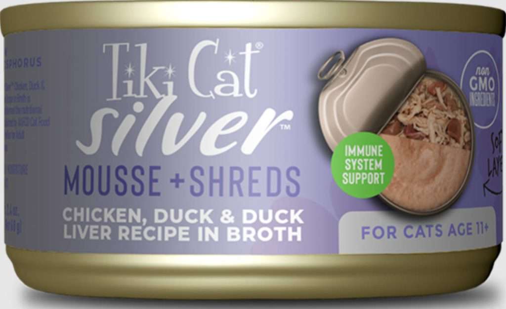 tiki cat silver chicken and duck canned cat food