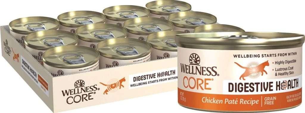 wellness core grain-free chicken wet cat food