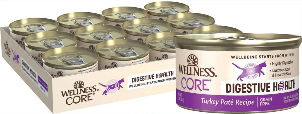 wellness core digestive health grain-free wet cat food