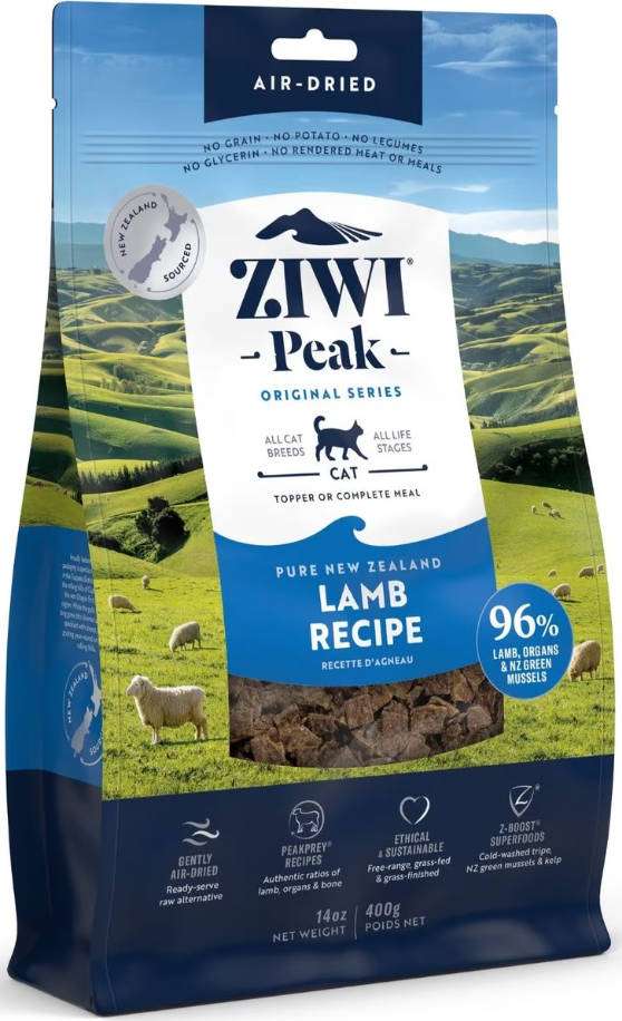 ziwi peak air-dried lamb recipe cat food